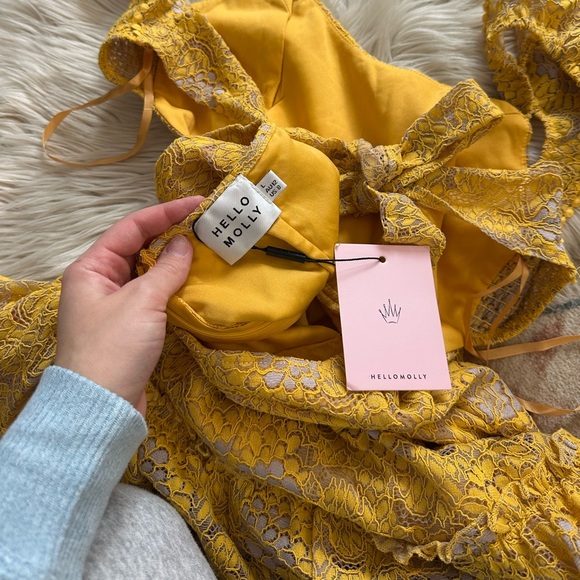 HELLO MOLLY Forever Love Dress In Yellow - Picture 9 of 9
